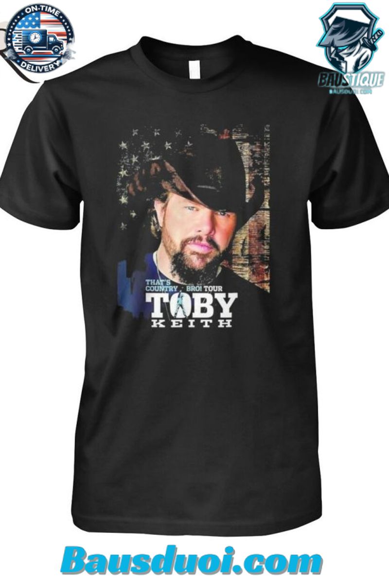 Toby Keith Thatâs Country Bro Tour T Shirt